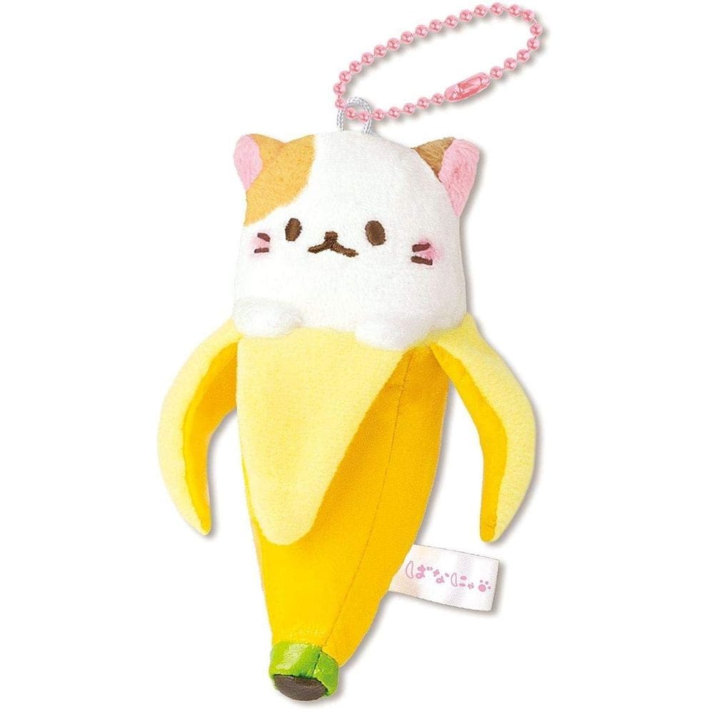 Chaveiro de pelúcia Little Buddy Bananya Mike 10cm