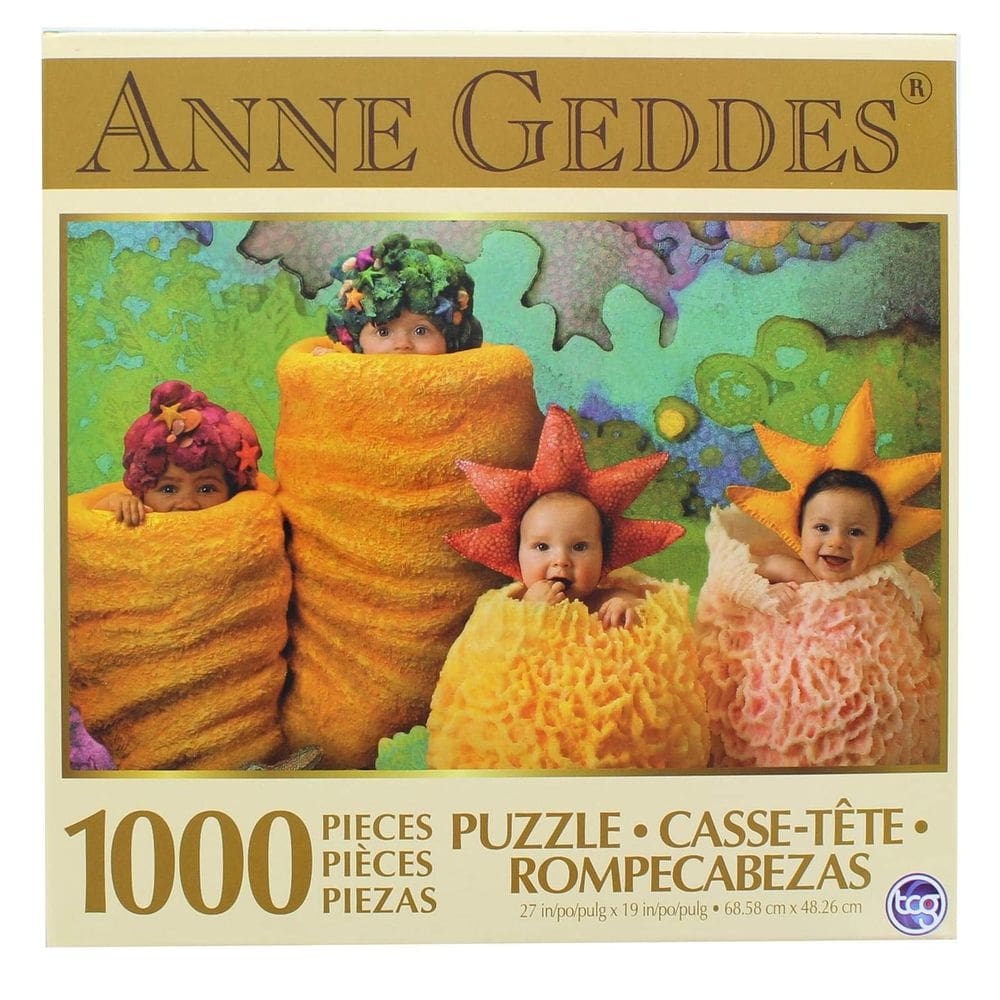 Quebra-cabeça Anne Geddes Under The Sea Babies 1000 peças