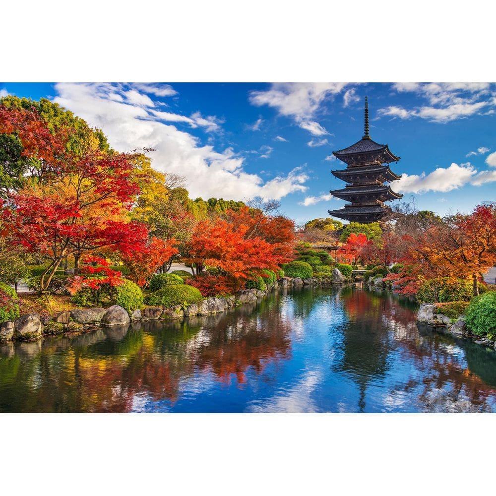 Quebra-cabeça Toji Pagoda Budista Temple 1000 peças