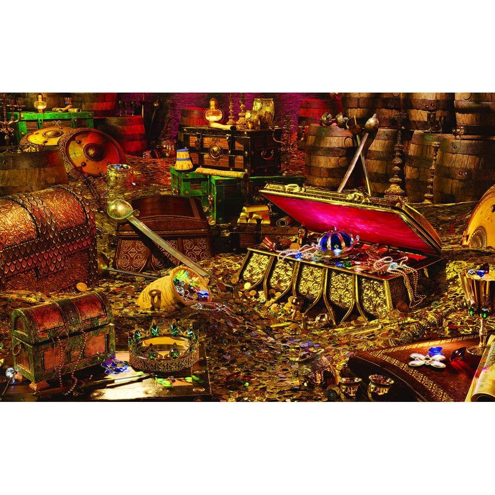 Quebra-cabeça Toynk Blackbeard`s Bounty Pirate Treasure 1000 unidades