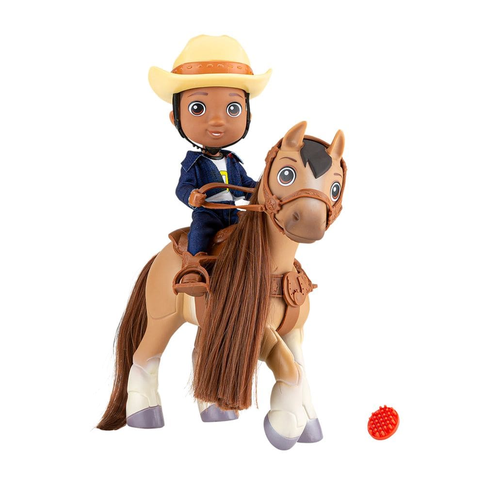 Conjunto de bonecas e pôneis Toy Breyer Piper`s Pony Tales Casey + Tuck