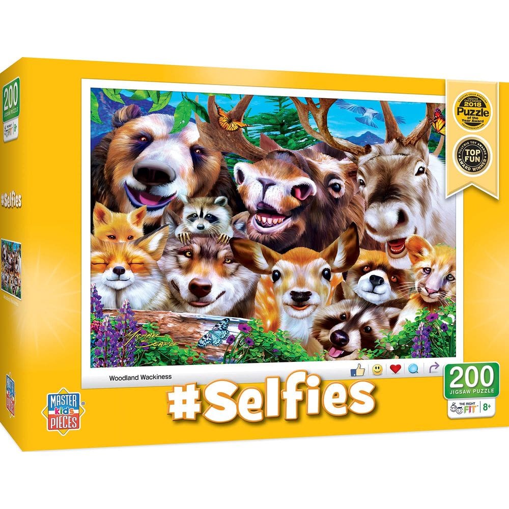 Quebra-cabeça Masterpieces #Selfies Woodland Wackiness 200 unidades