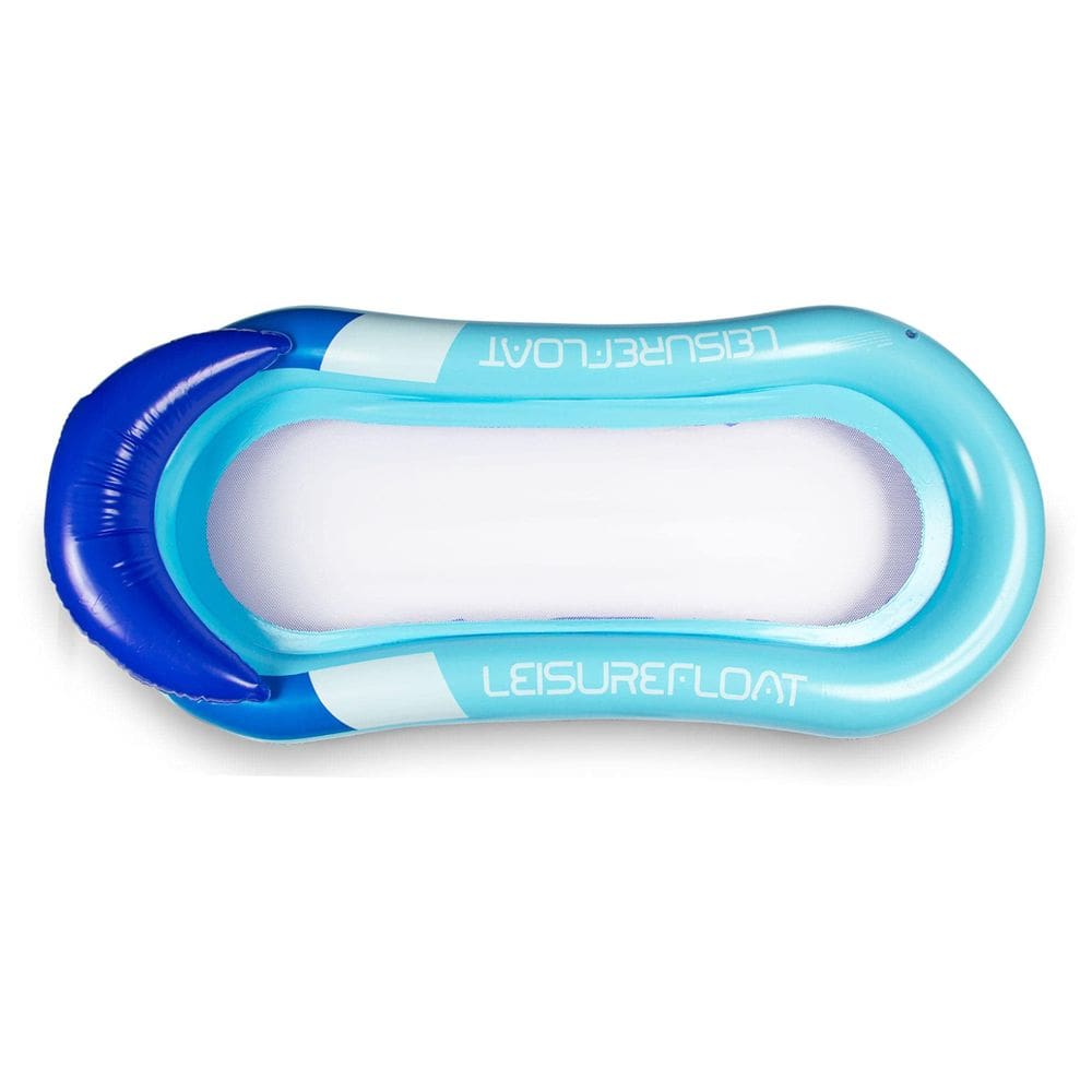 Poltrona inflável para piscina Float Lounge em PVC azul