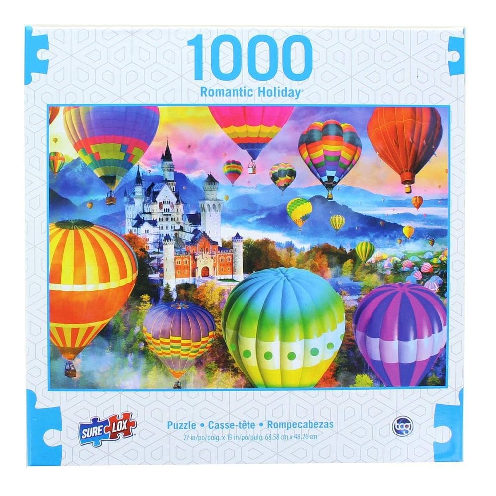 Puzzle Sure-Lox Neuschwanstein Air Balloon Festival 1000 peças