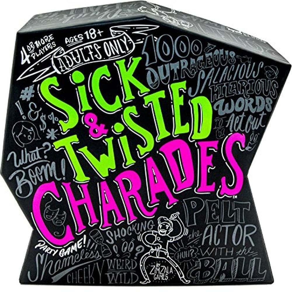 Jogo de festa Wonder Forge Sick & Twisted Charades Adults