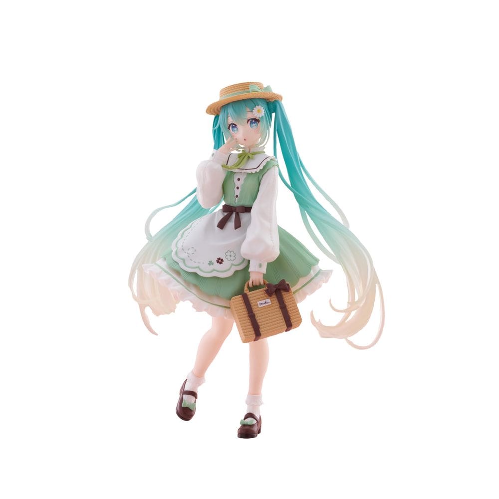 Figura Taito Hatsune Miku Fashion Country Ver. com suporte de base