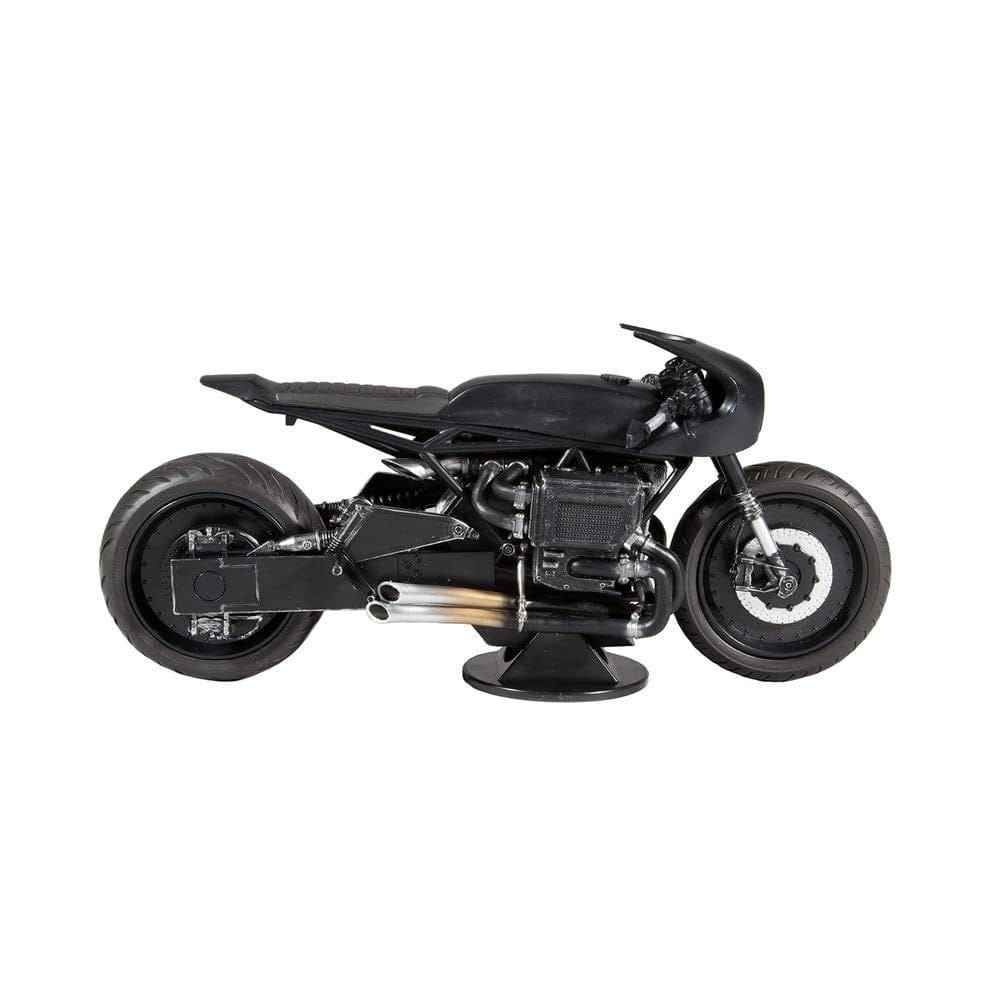 Veículo de ação McFarlane Toys DC Batcycle O filme do Batman