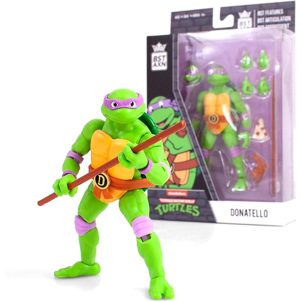 Boneco de ação Loyal Subjects BST AXN Teenage Mutant Ninja Turtles Donatello 13 cm