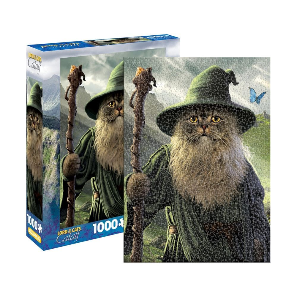 Quebra-cabeça AQUARIUS O Senhor dos Gatos Catdalf 1000 peças