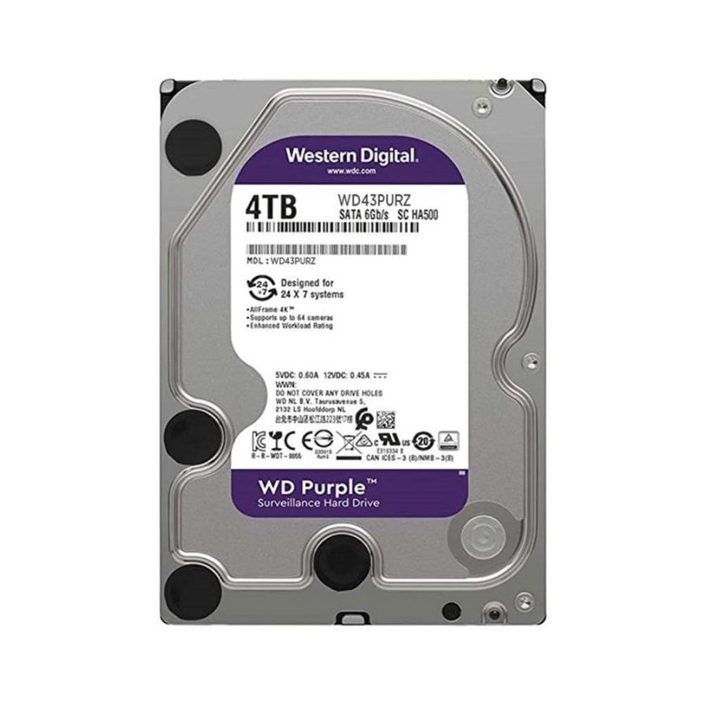 HD 4TB Western Digital Purple WD43PURZ Sata 3