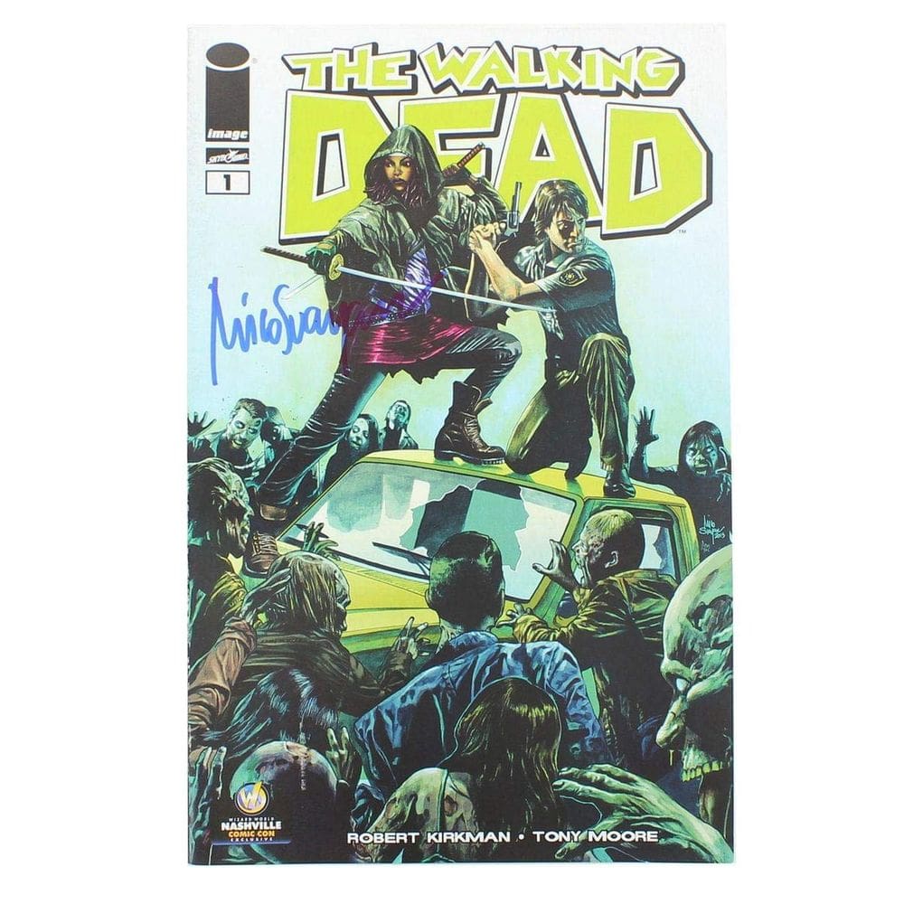 Livro em quadrinhos The Walking Dead #1 exclusivo da WW Nashville `13