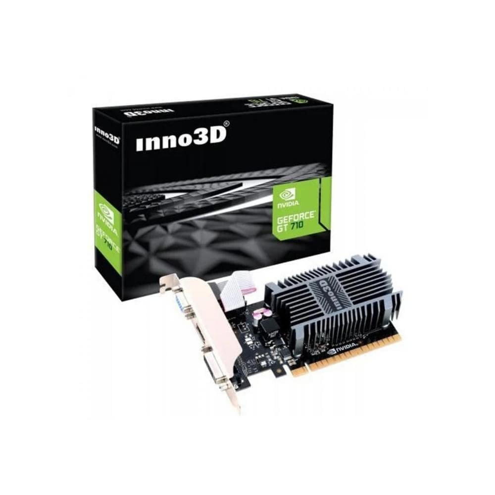 Placa de Vídeo 2Gb Inno3D Geforce GT710 N710-1SDV-E3BX