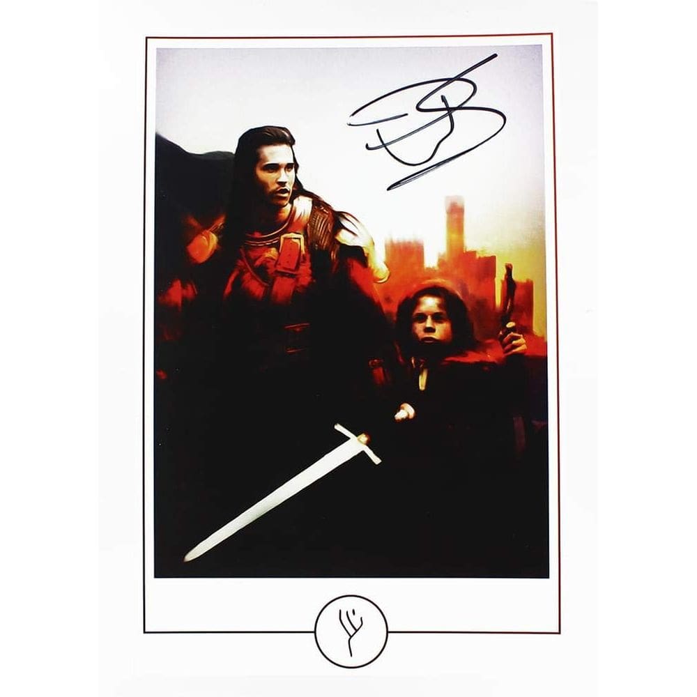Foto autografada Nerd Block Willow Warwick Davis 10,5 x 7 cm