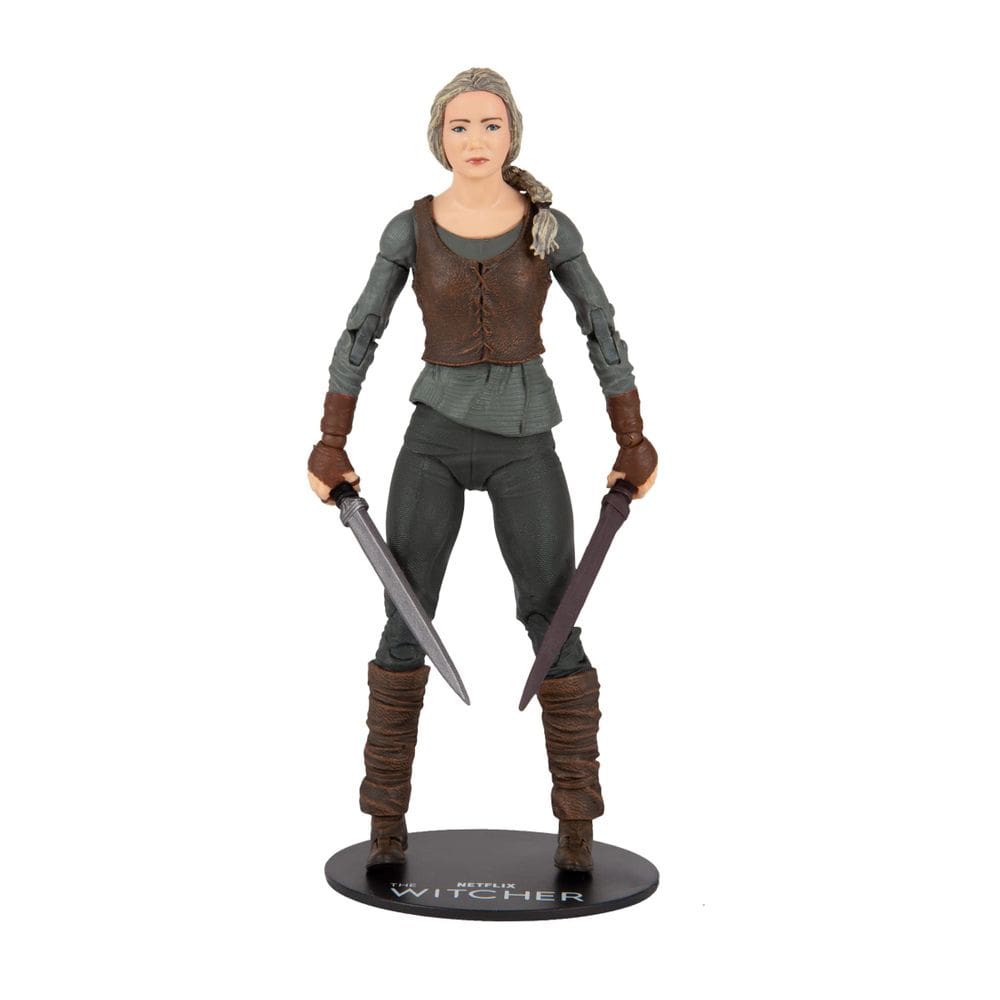 Figura de ação McFarlane Toys Netflix The Witcher Ciri 7 Temporada 2