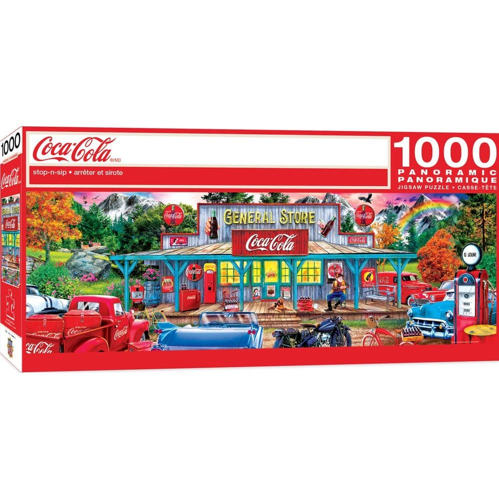 Obras-primas do quebra-cabeça Coca-Cola Stop N Sip 1000 peças