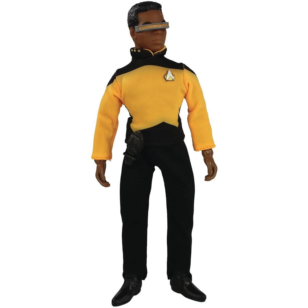 Boneco de ação Mego Star Trek Laforge 20 cm em estilo retrô