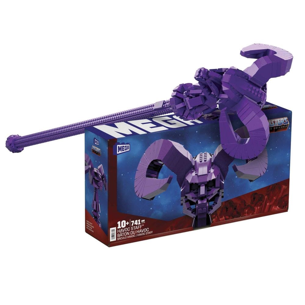 Conjunto de construção Mega Masters of The Universe Havoc Staff 741 unidades
