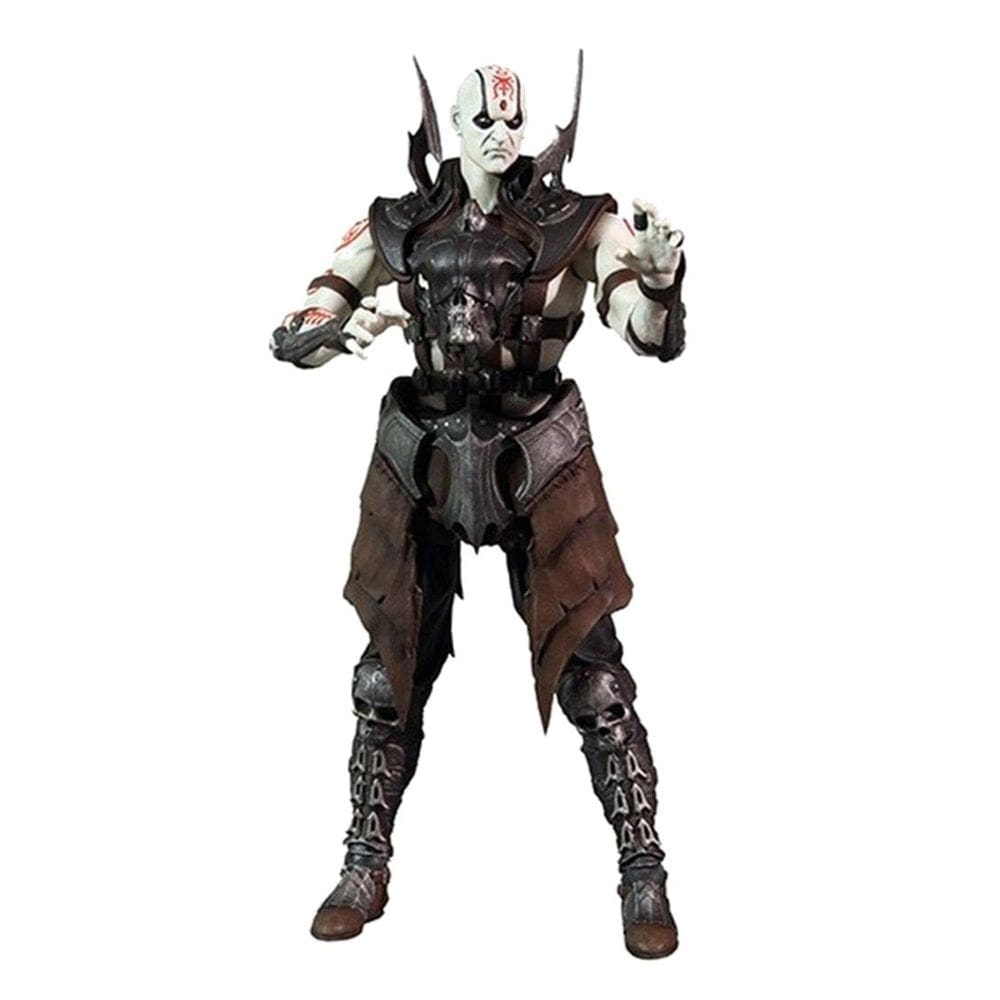 Boneco de ação Mezco Mortal Kombat X Series 2 Quan Chi 15cm