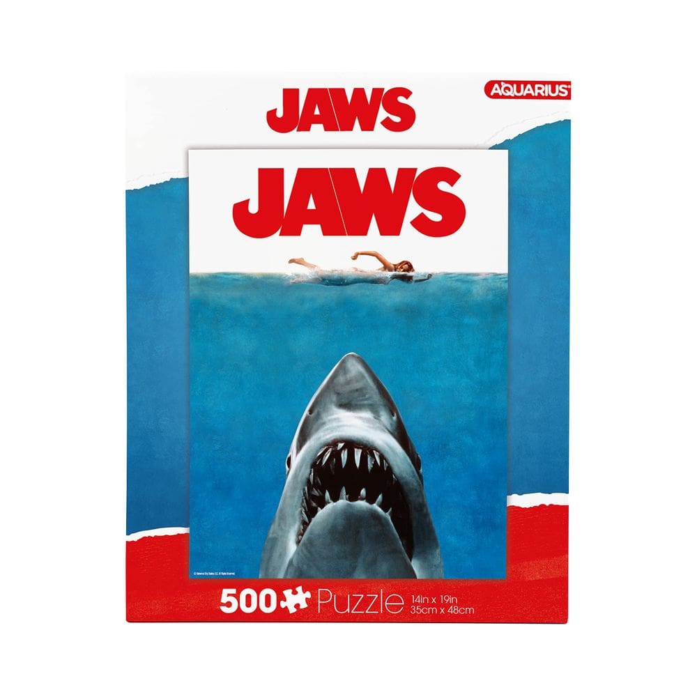 Quebra-cabeça AQUARIUS Jaws 500 peças Glare Free 36x48cm