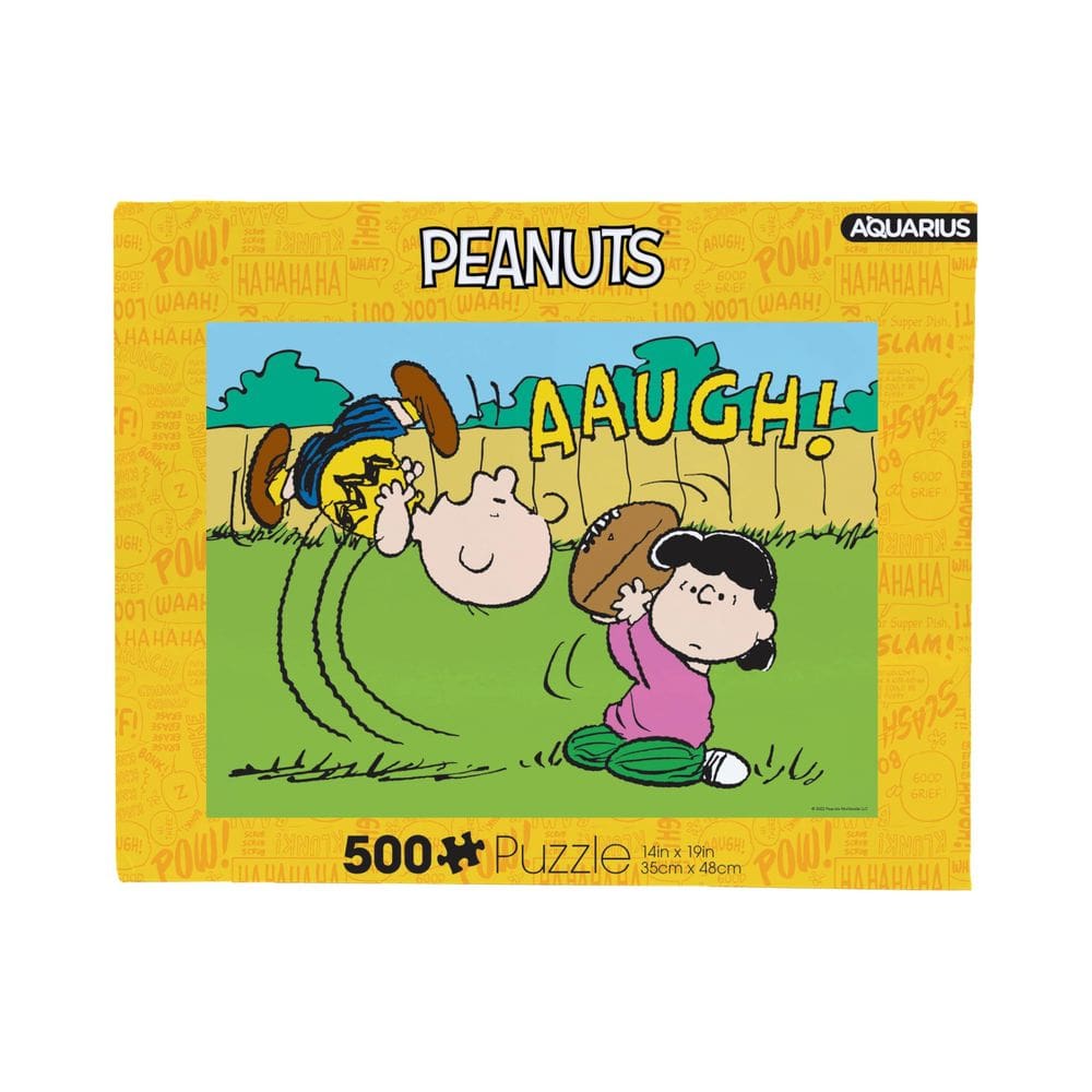 Quebra-cabeça AQUARIUS Peanuts Lucy Football 500 peças