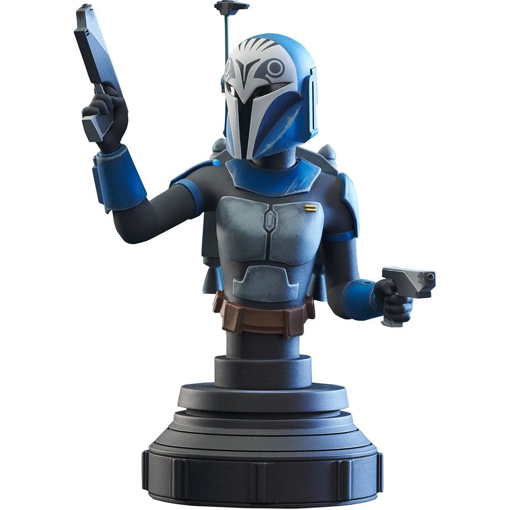 Brinquedos Bust Diamond Select Star Wars Bo-Katan Kryze em escala 1/7