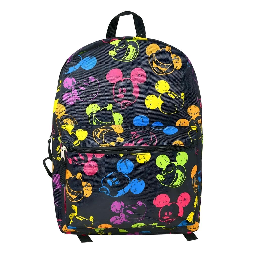 Mochila Disney Mickey Mouse unissex infantil clássica multicolorida