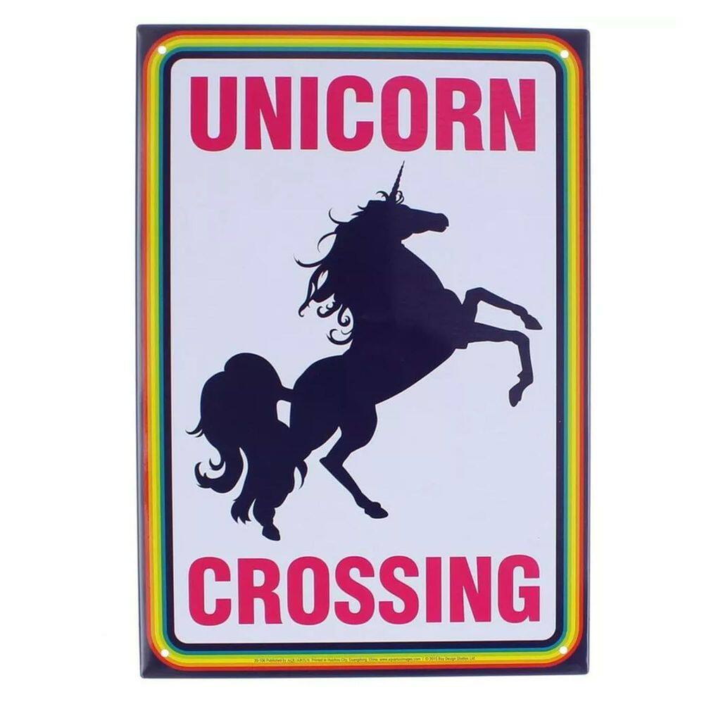Signo de estanho Aquarius Unicorn Crossing