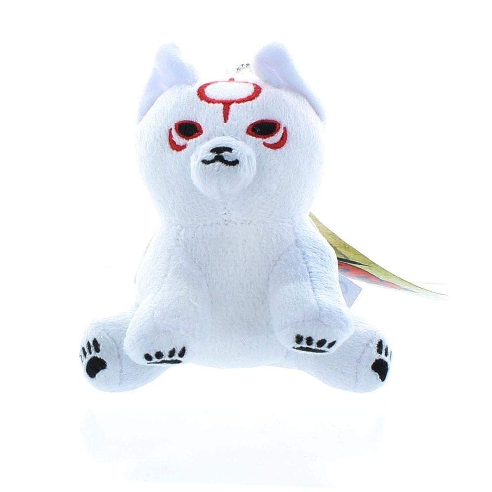 Chaveiro de pelúcia Multiverse Studio Okamiden Chibiterasu 10cm