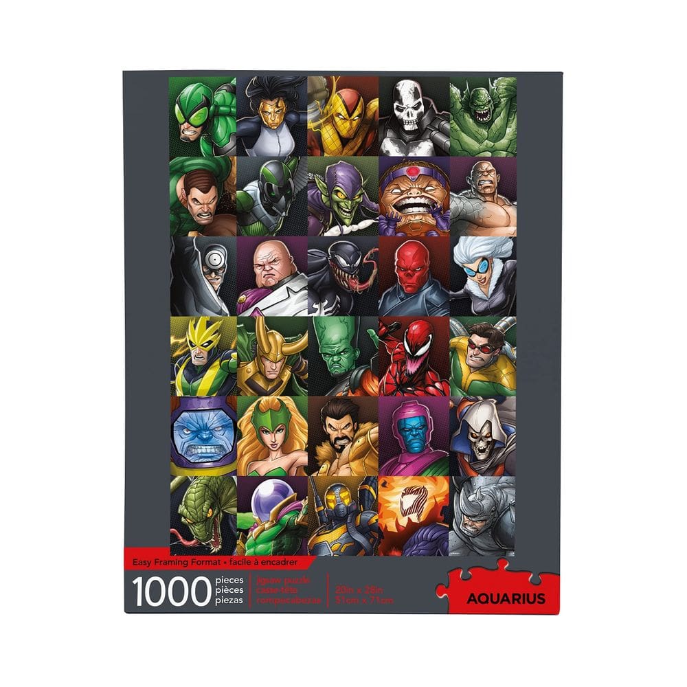 Quebra-cabeça AQUARIUS Marvel Supervillains 1000 peças