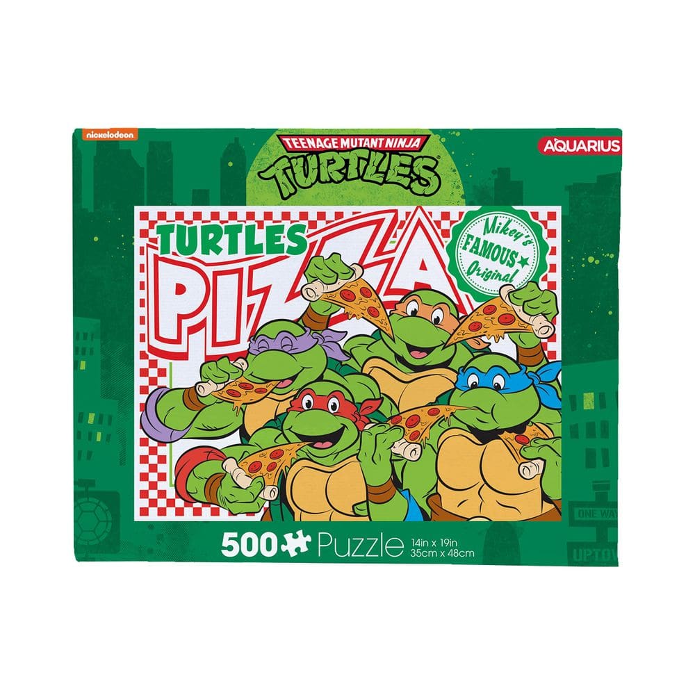 Quebra-cabeça AQUARIUS Teenage Mutant Ninja Turtles Pizza 500 unidades