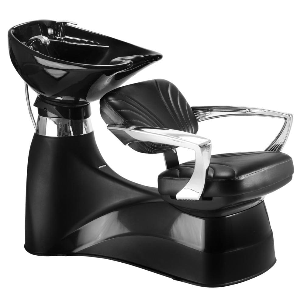 Lavatório Open Master Cuba Porcelana Barbearia Dompel Preto