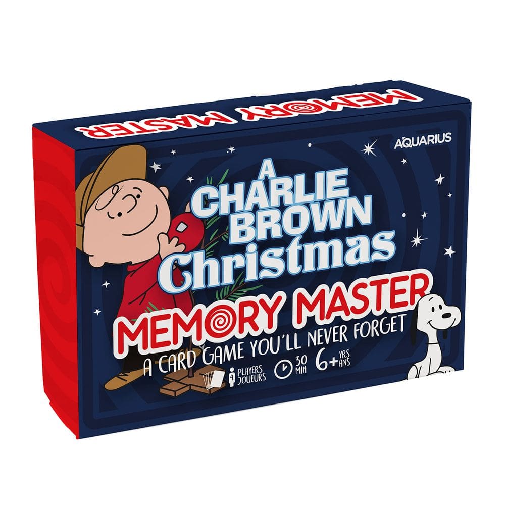 Jogo de cartas AQUARIUS Peanuts Charlie Brown Christmas Memory