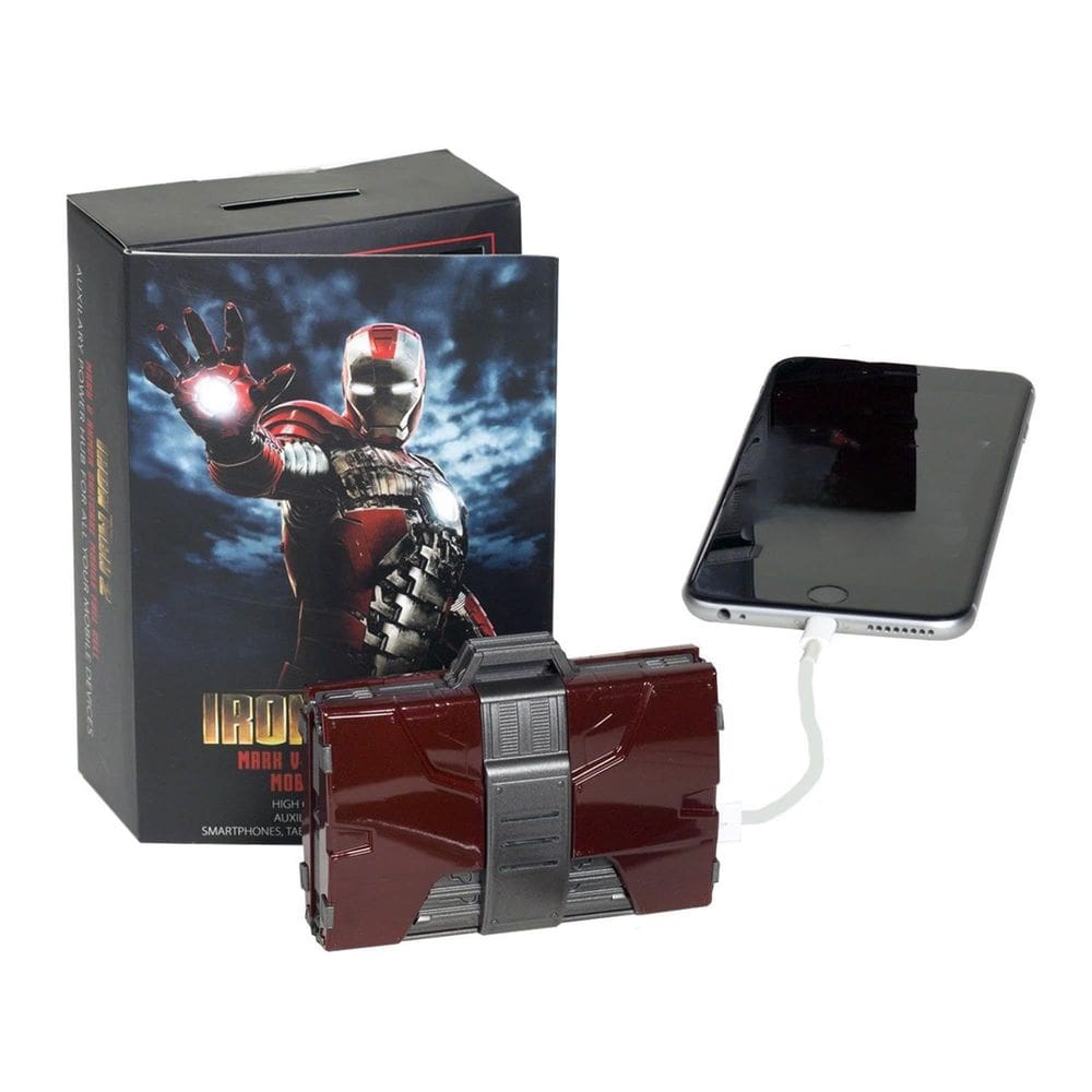 Carregador de bateria móvel eFx Iron Man Mark V Armor Suitcase