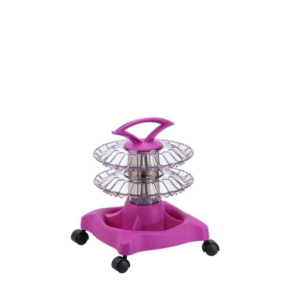 Carrinho Auxiliar Manicure 40 Esmaltes Rosa Dompel Style