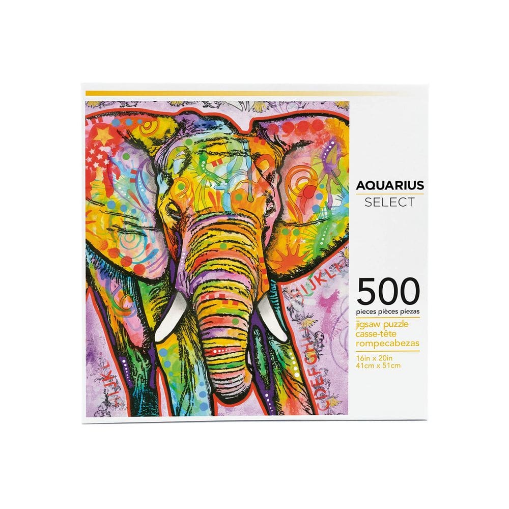 Quebra-cabeça AQUARIUS Dean Russo Elefante 500 peças 40x50cm