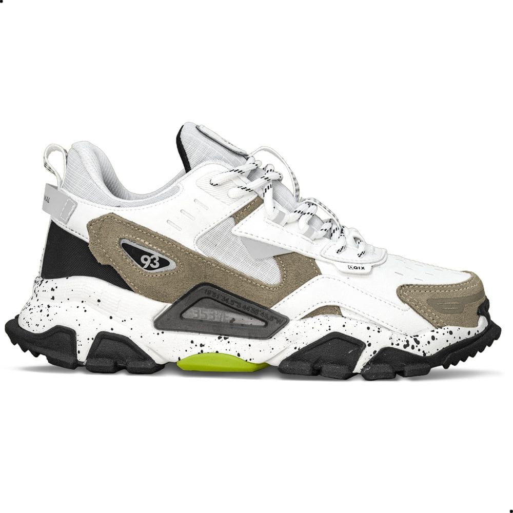 Tênis Qix Trek Out Door Unissex | Branco Cinza