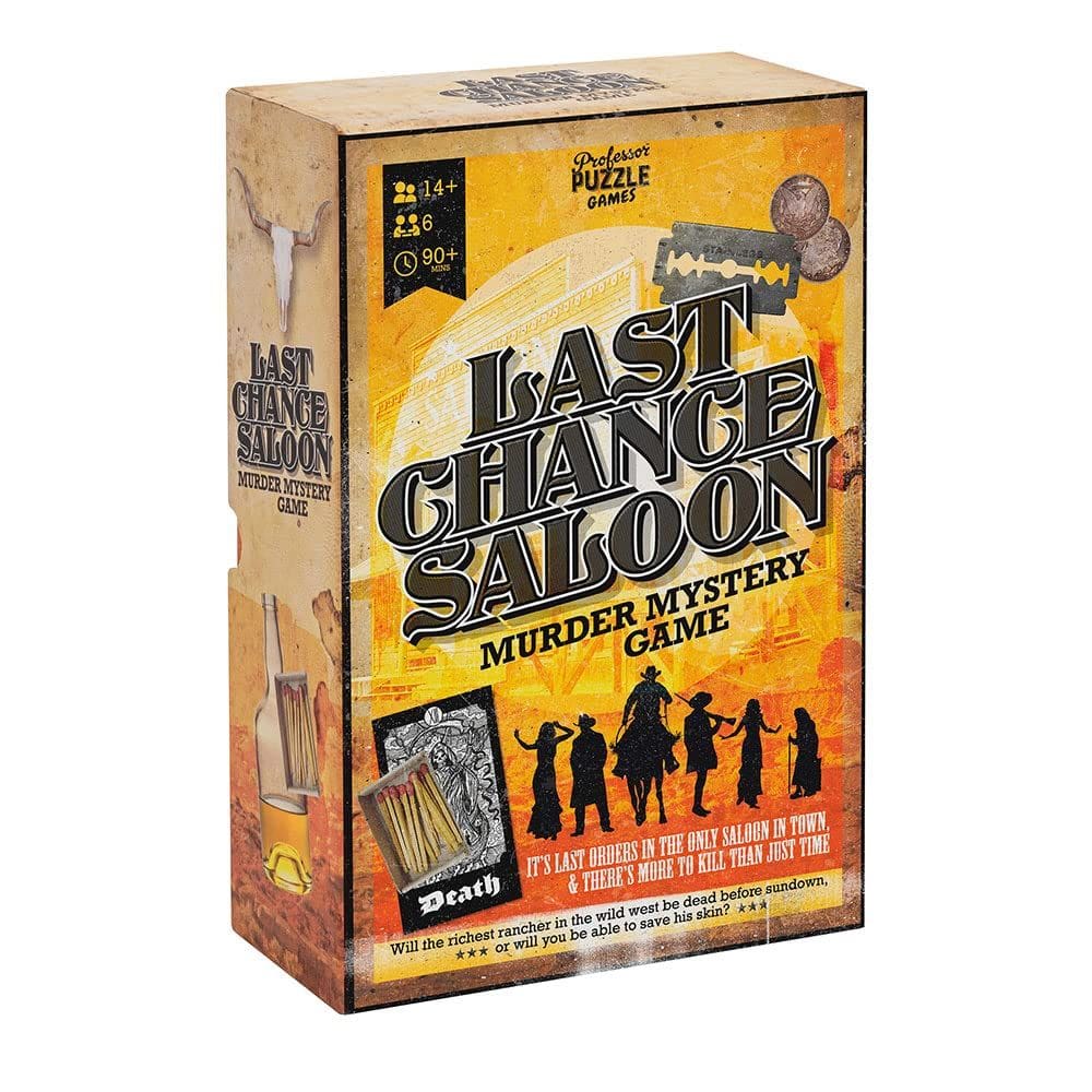 Jogo Murder Mystery Professor PUZZLE Saloon Wild West