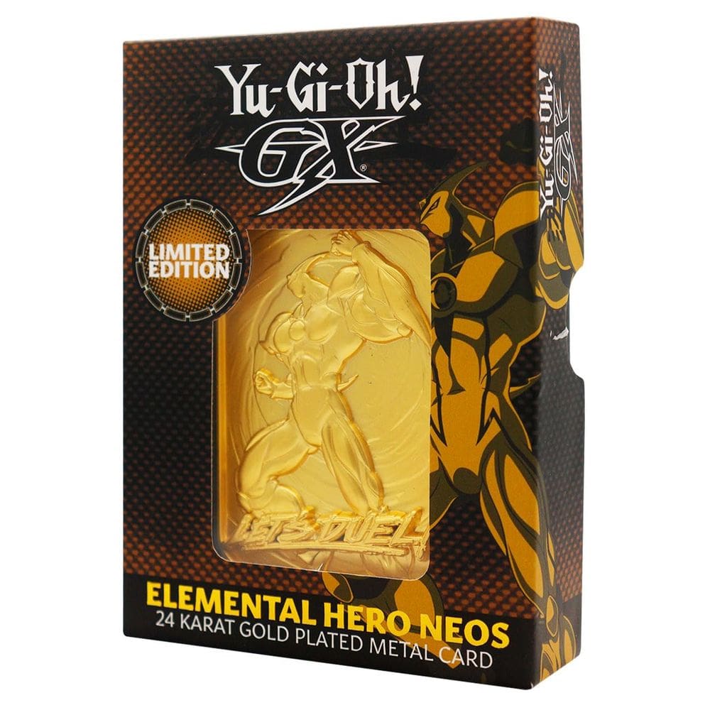 Lingote banhado a ouro 24K Yu-Gi-Oh! Herói Elemental Neos
