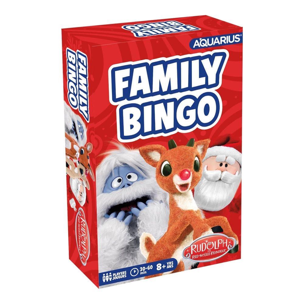 Jogo de bingo familiar AQUARIUS Rudolph The Red-Nosed Reindeer