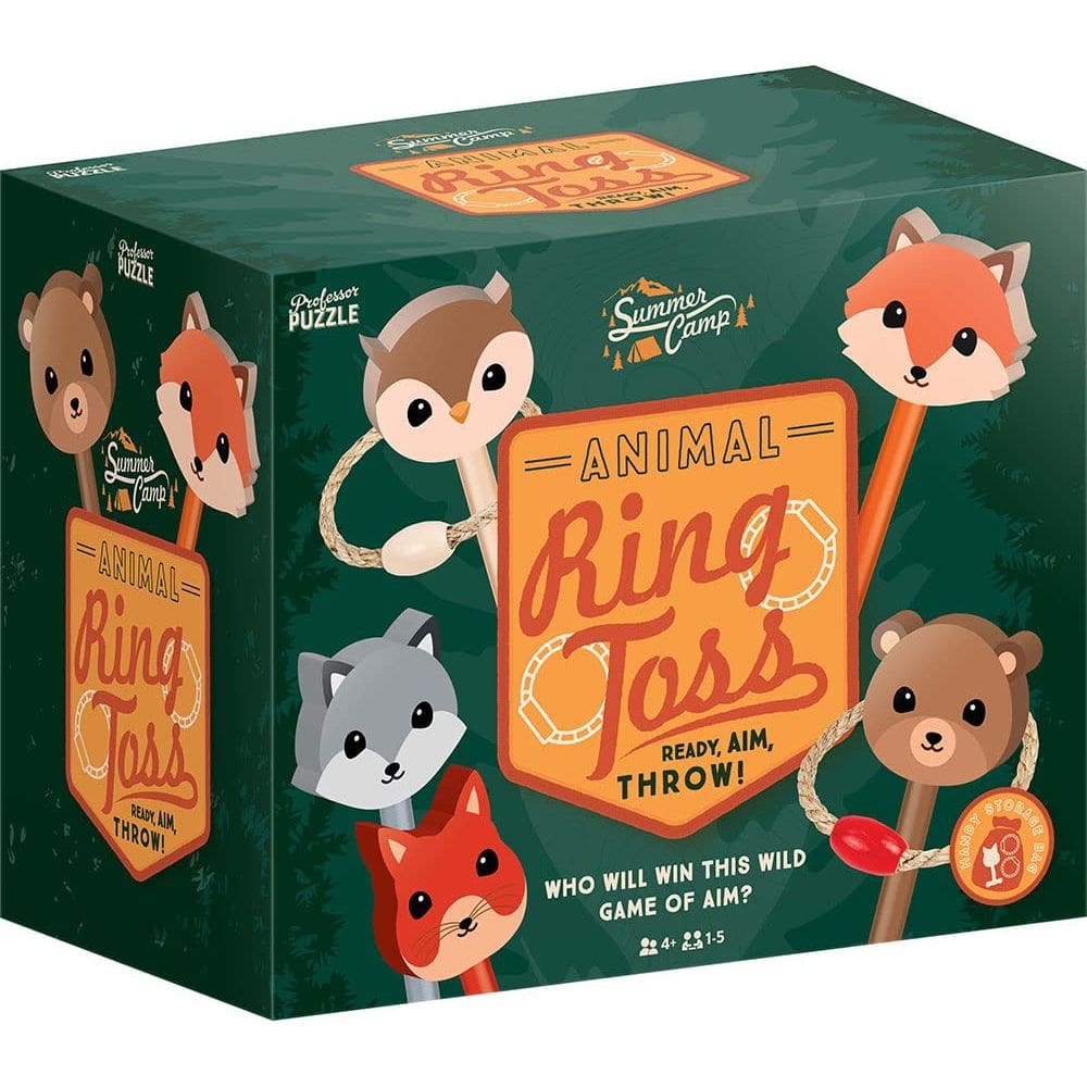 Ring Toss Game Professor PUZZLE Animal Who Will Who