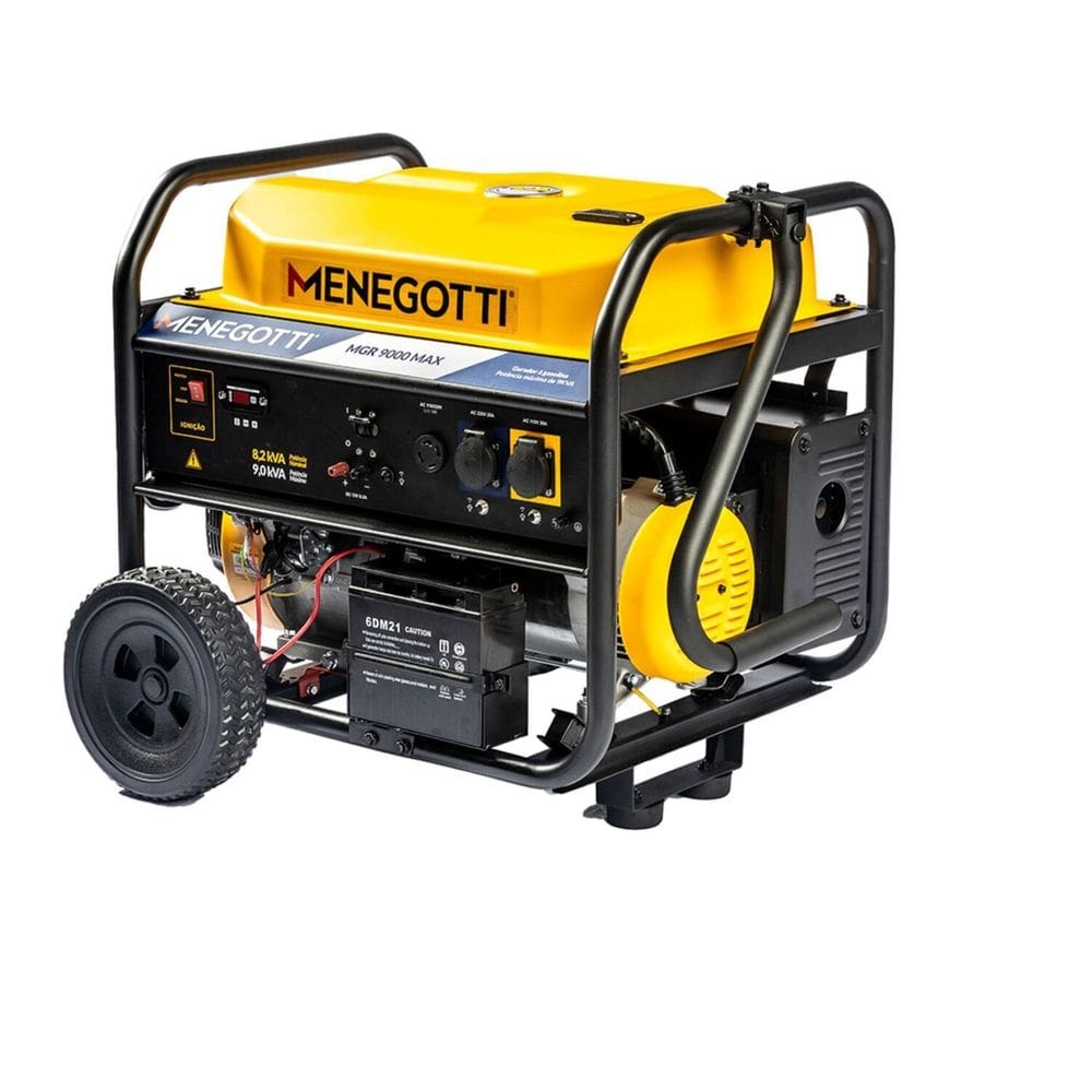 Gerador Mgr 9000 Max Mono 110/220v 9kva com Motor Gasolina