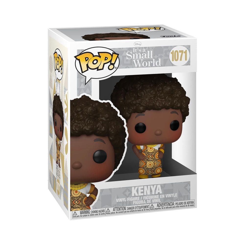 Brinquedo Funko POP Disney Parks Small World Quênia multicolorido