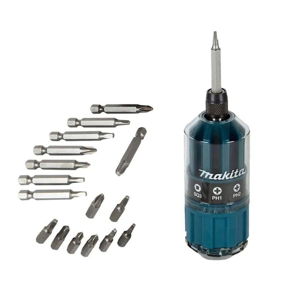 Conjunto De Chave Manual Com Bit 18 Peças Makita