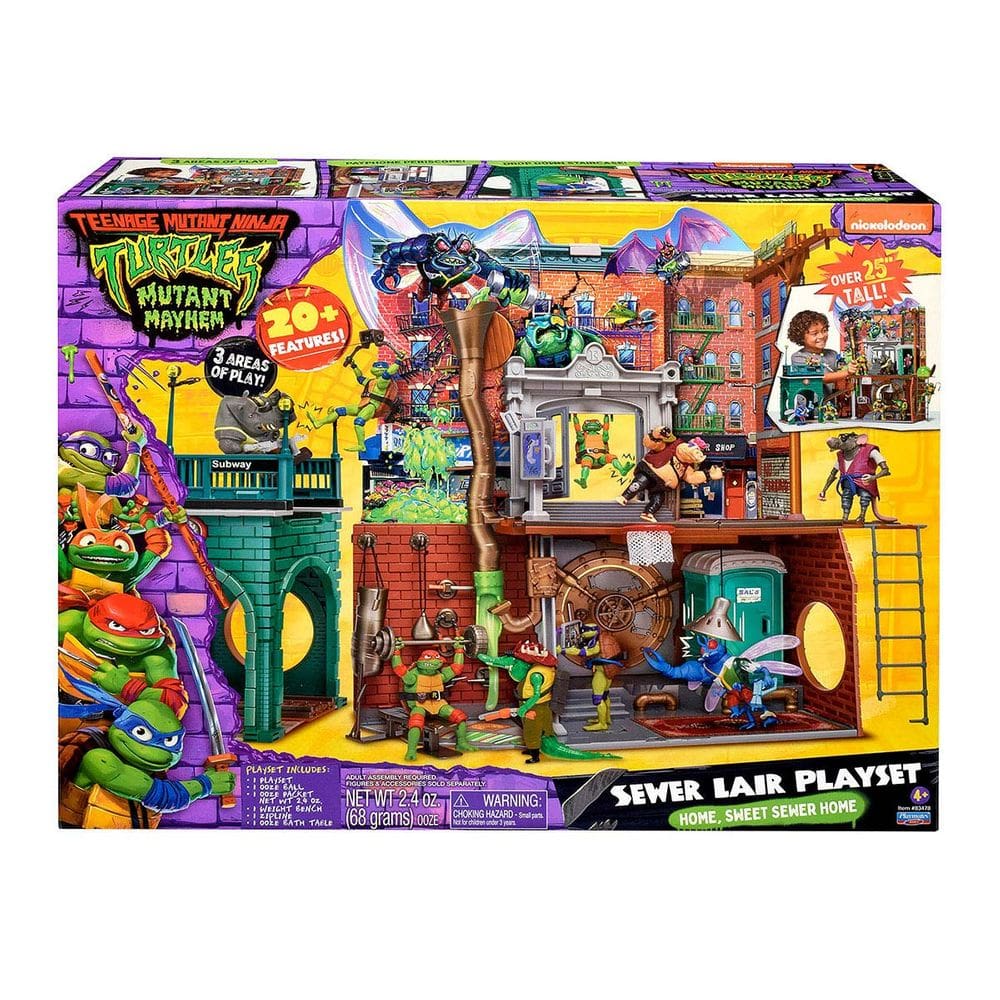 Playset Covil No Esgoto - As Tartarugas Ninja
