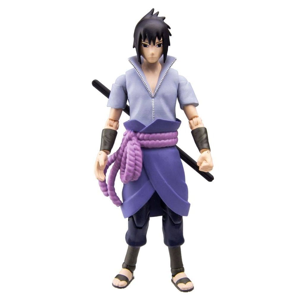 Boneco de ação Toynami Naruto Shippuden Sasuke Uchiha 10cm