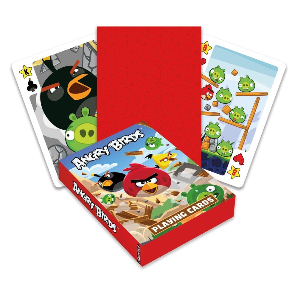 Baralho temático Aquarius Angry Birds oficialmente licenciado