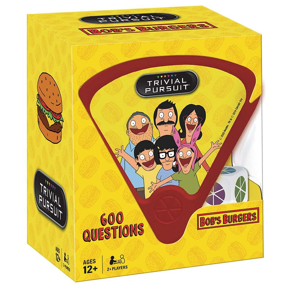 Jogo de perguntas e respostas USAOPOLY Trivial Pursuit Bob`s Burgers