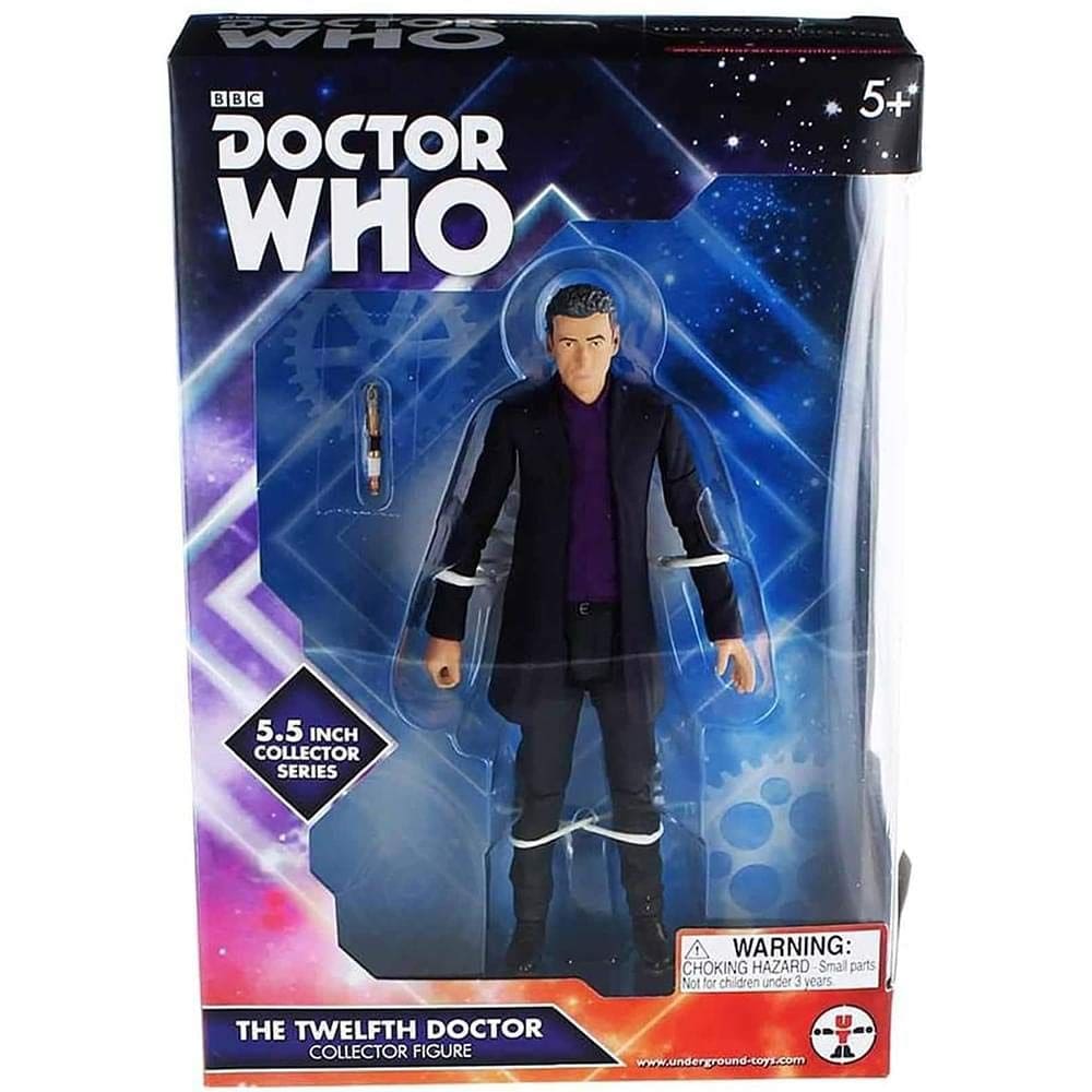 Camisa Action Figure Doctor 12th Doctor Purple 14 cm