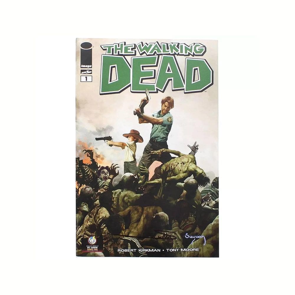Livro em quadrinhos Toynk The Walking Dead #1 WW St Louis Exclusive