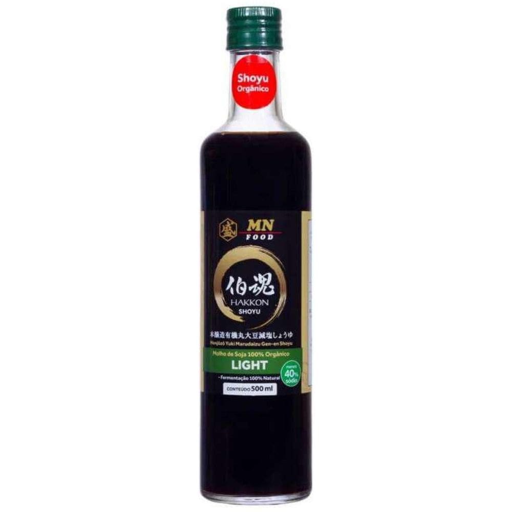Shoyu Orgânico Light Mn Food 500Ml